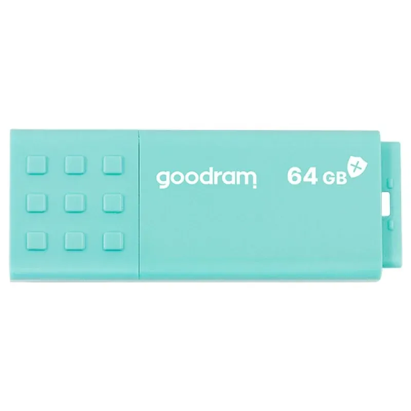Pen Drive Goodram Ume3 Care 64GB USB 3.0 Turquesa