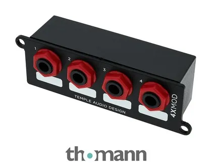 Temple Audio Design 4-way MOD-4X Jack Patch Module