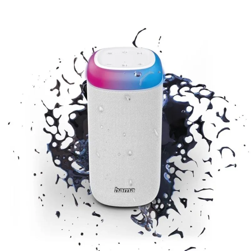 Altifalantes Hama Portátil Sem Fios 30W com Bluetooth IPX4 e LED