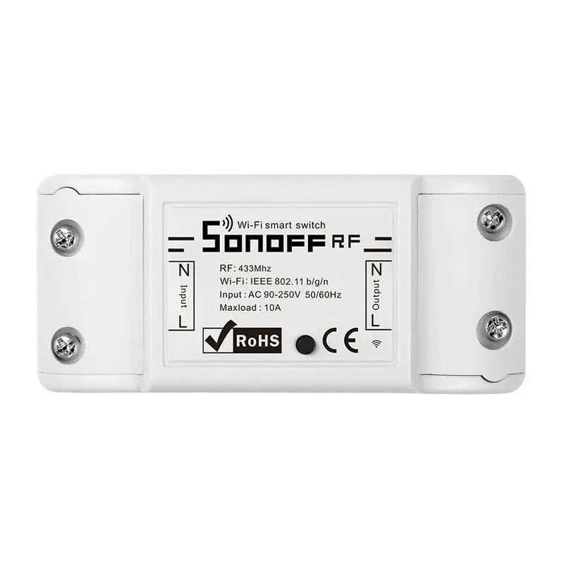 Comutador s/ Fios RF e Wi-Fi p/ Domótica Compativel Amazon Echo, Google Home – Sonoff RFR2