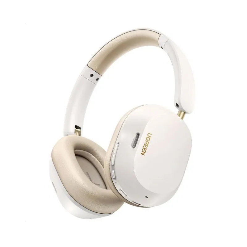 Auriculares UGREEN HiTune Max 5C sem fios Bluetooth 5.4 com Cancelamento de Ruído Branco