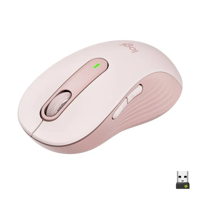 Logitech Signature M650 L Rato Ótico Sem Fios 2000DPI Rosa