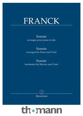 Bärenreiter Franck Sonate Viola