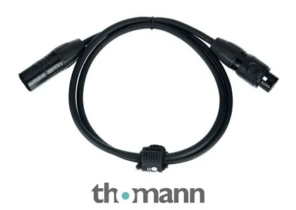 Stairville PDC3BK IP65 DMX Cable 1m 3pin