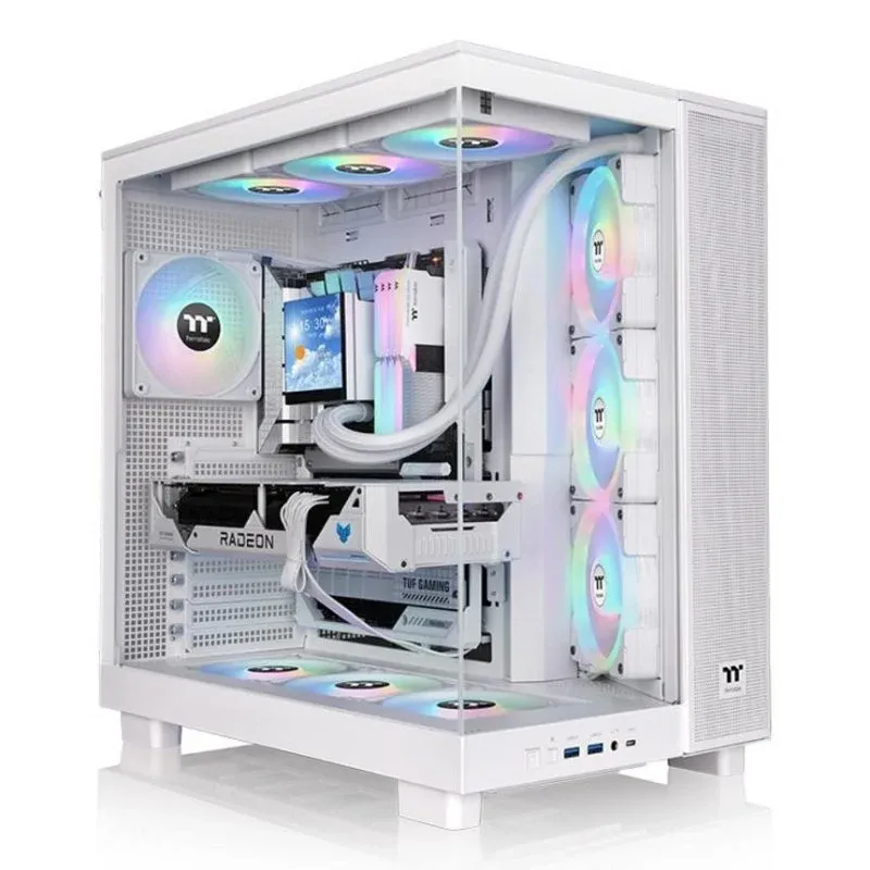Caixa ATX Thermaltake View 380 XL TG Midi Tower "ARGB Snow" White