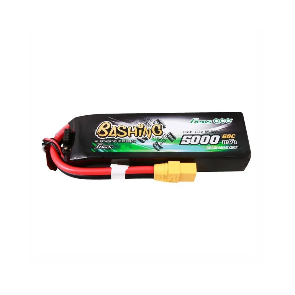 Gens Ace Bateria GensAce 5kmAh 60C 3S1P XT90 connector 11.1V