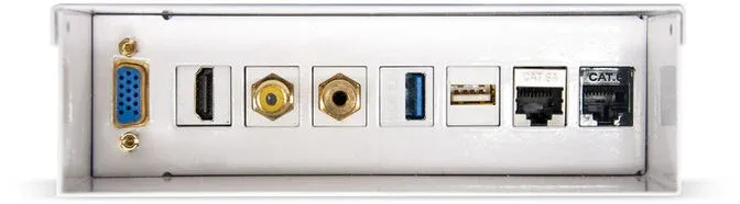 Caixa de Junção Nanocable VGA+HDMI+JACK3.5+RCA+2xUSB+2xRJ45