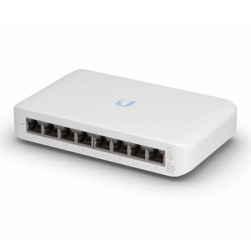 Ubiquiti UniFi Switch Lite 8 PoE Switch Gerido L2 Gigabit com 8 Portas Branco