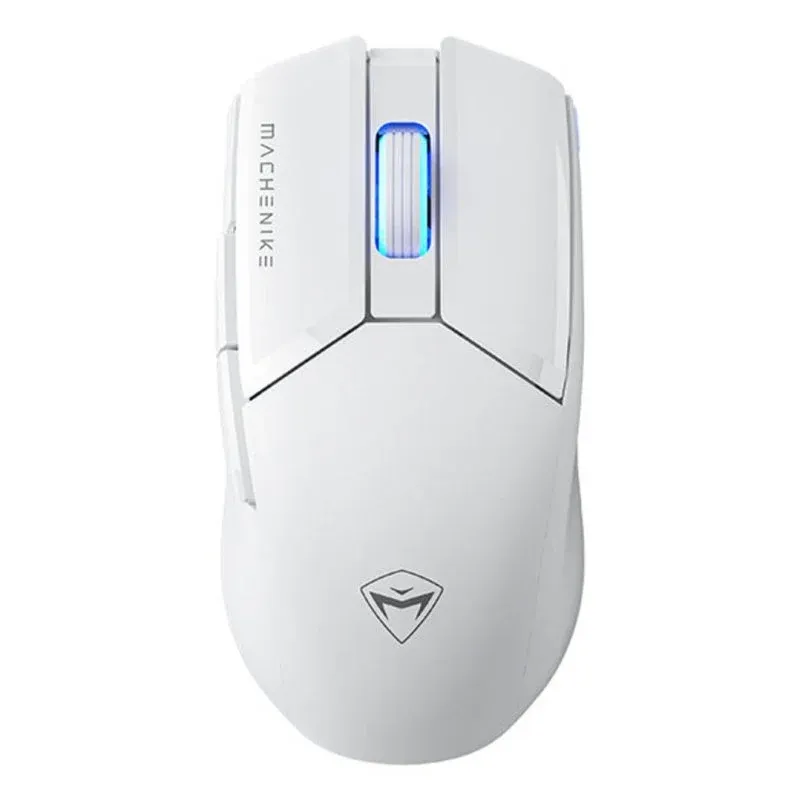 Rato Machenike M7 Pro RF Wireless USB Type-C 26000 DPI Branco RGB