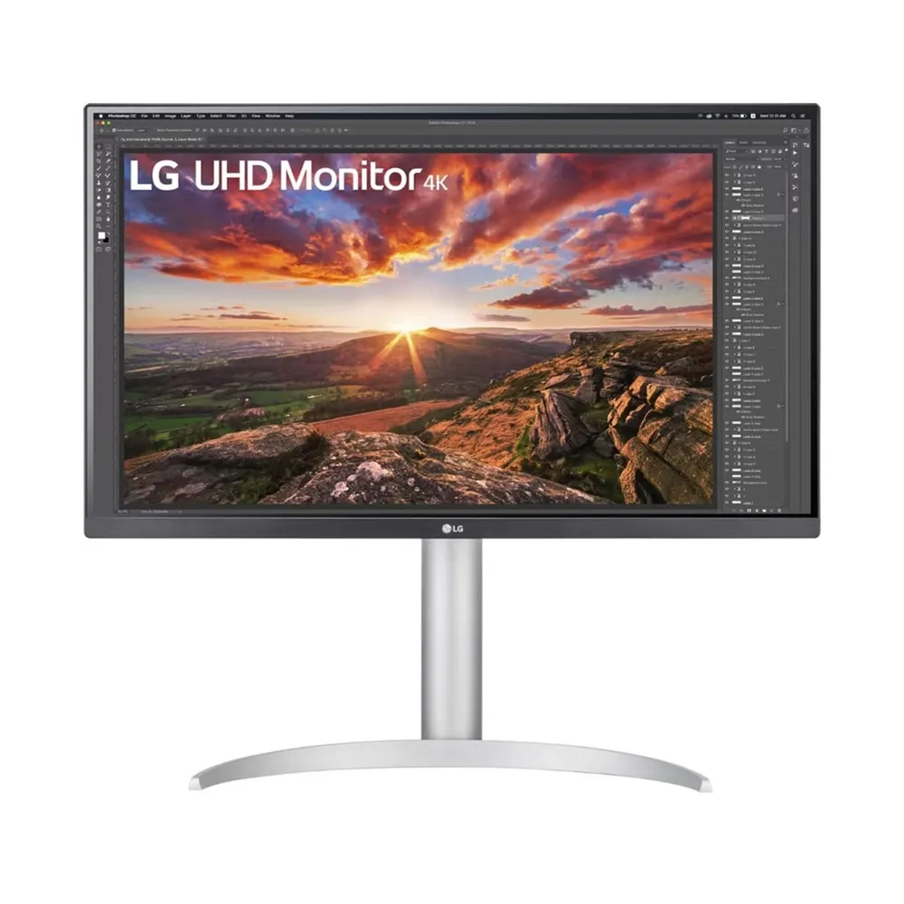 Monitor LG 27" IPS 4K UHD 60Hz 27UP85NP-W Cinza