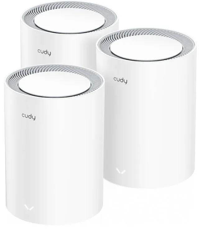 Sistema Mesh Cudy M1800 AX1800 Dual-Band WiFi 6 Gigabit (Pack 3)
