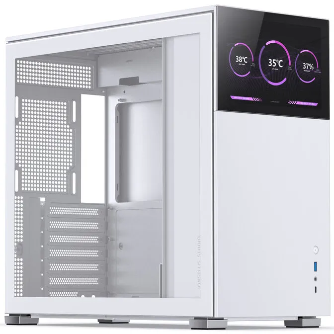 Caixa ATX Jonsbo D41 STD Com Visor Vidro Temperado Branco