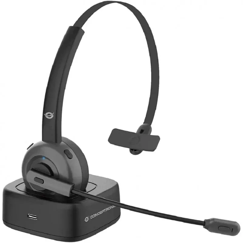 Conceptronic Polona 03BDA Headset Sem Fios Bluetooth com Estação de Carga
