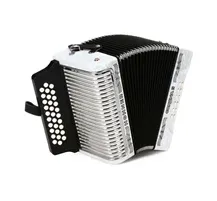 Concertina Hohner Corona II Branco
