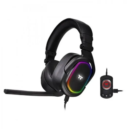 Headset Gaming Thermaltake Argent H5 RGB Preto