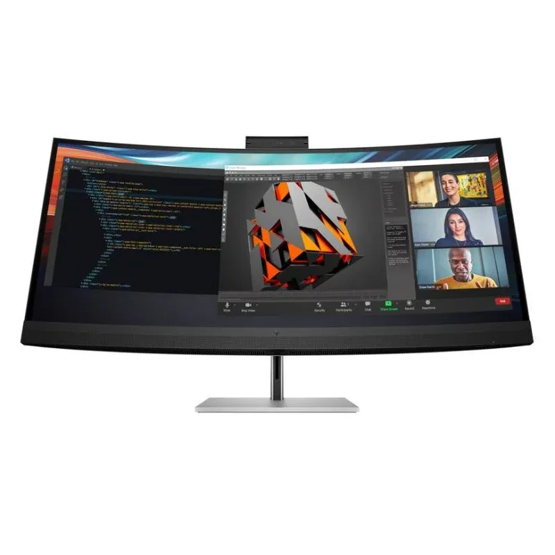 HP Series 7 Pro 740pm Monitor Curvo 39,7" UltraHD 5K IPS 60Hz Webcam Altifalantes