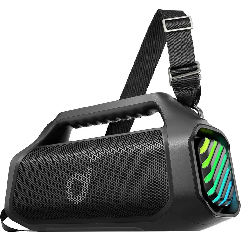 Coluna Portátil Anker Soundcore Boom 2 Pro Outdoor Bluetooth IP68 RGB Preta