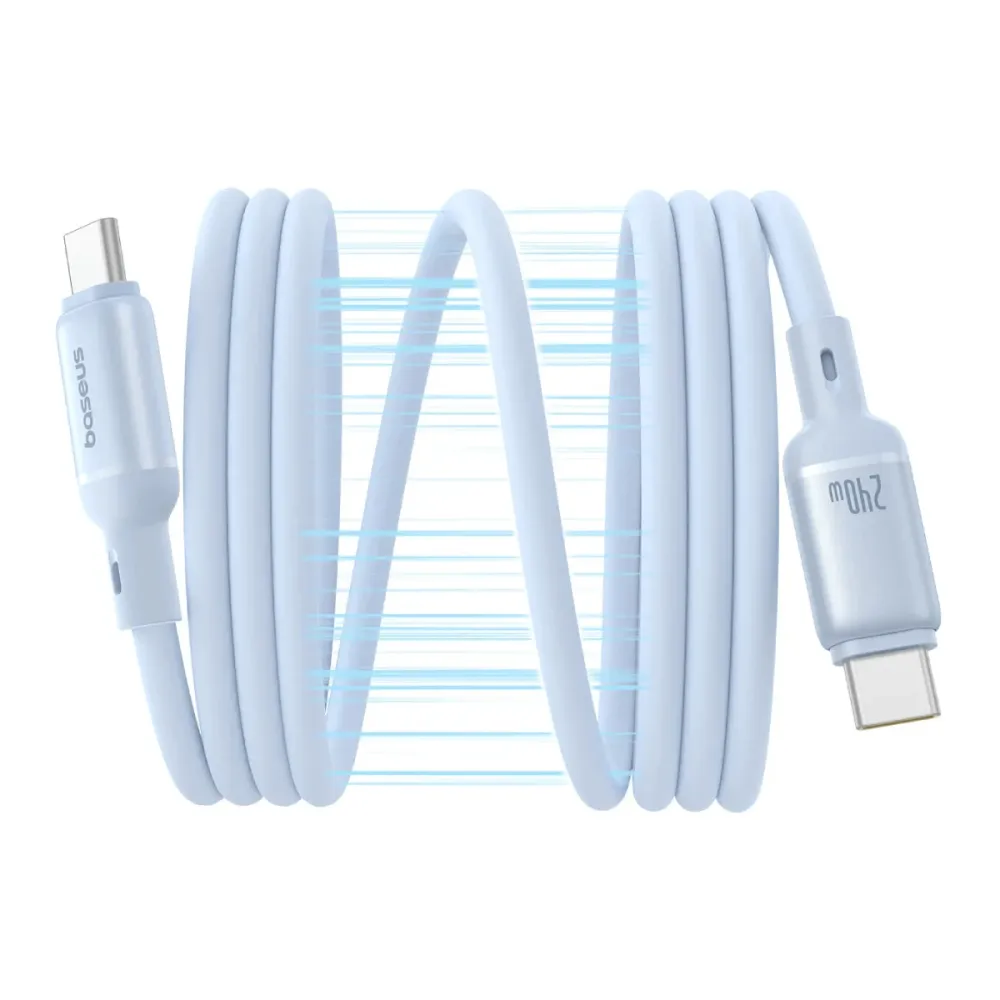 Cabo USB-C Baseus Picogo Magnetic 240W 1m Azul