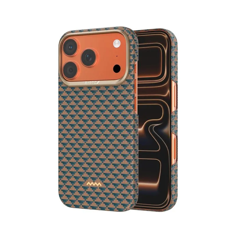 Funda para telemóvel Raptic Origin Destiny Fibra de Aramida Ultra Precisa para iPhone 17 Pro