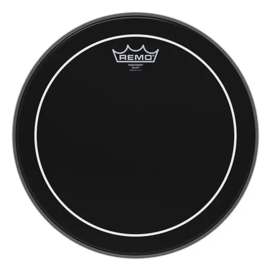 Remo 13" Pinstripe Ebony
