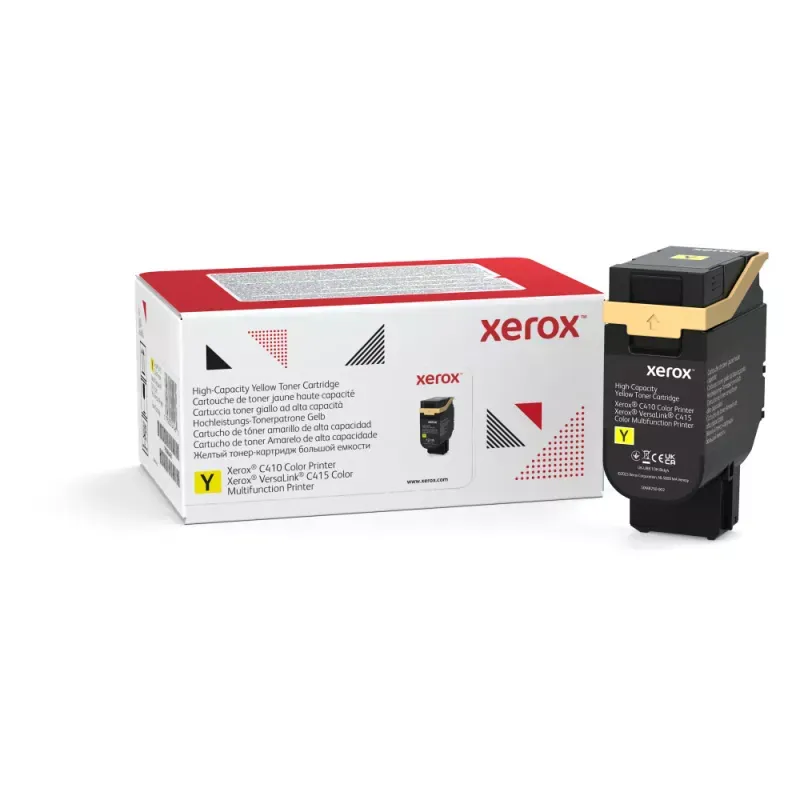Xerox - Alta capacidade - amarelo - original - caixa - cartucho de toner Use and Return - para Xerox C410, VersaLink C415/DN, C415V_DN