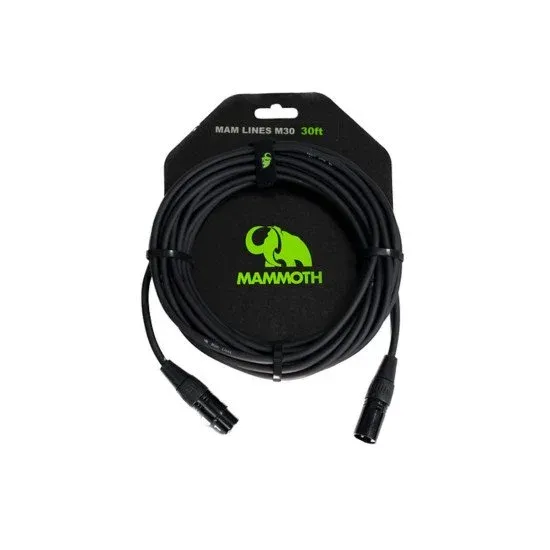 Mammoth CABO MICROFONE 9m XLR/XLR Standard MAM LINES M30