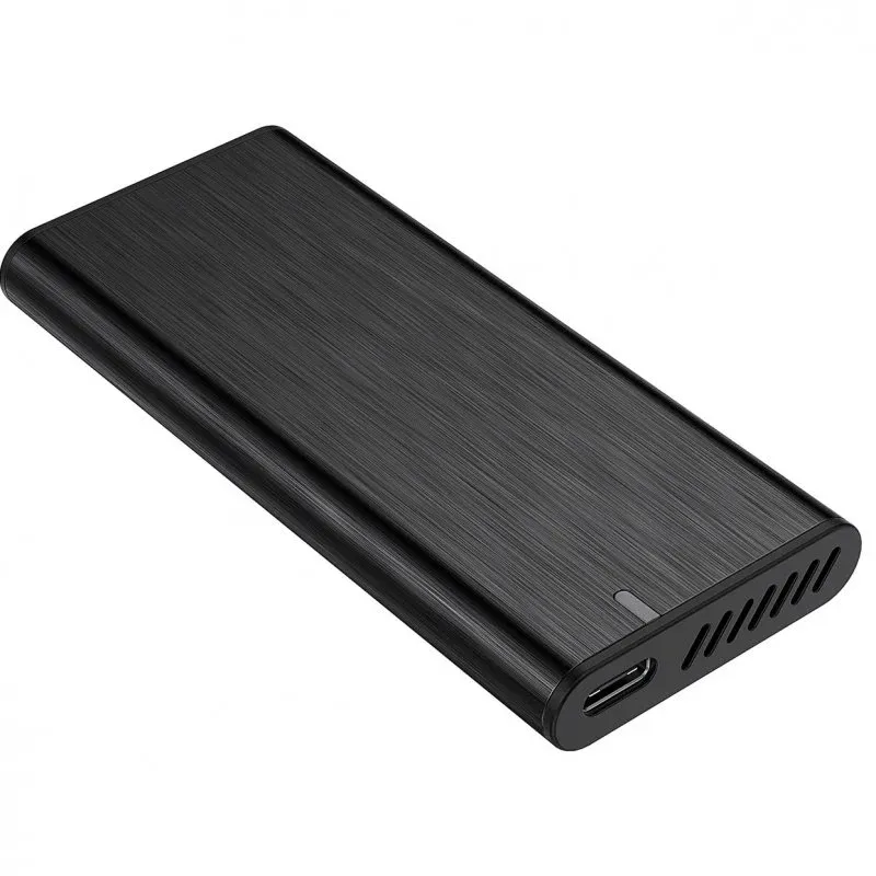 Aisens Ultra Data Caixa Externa para Disco Rígido SSD M.2 NVMe USB-C Cinzenta