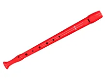 Flauta bisel soprano Hohner 9508 Melody Line dedilhação Alemã Red