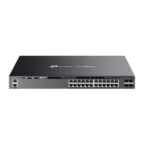 Switch de rede TP-Link Omada SG6428XHP Gigabit Ethernet (10/100/1000) Ethernet (PoE) 1U Preto