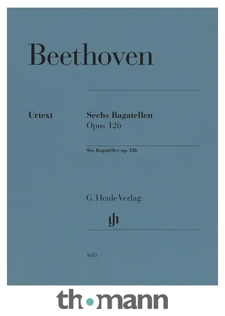 Henle Verlag Beethoven Sechs Bagatellen