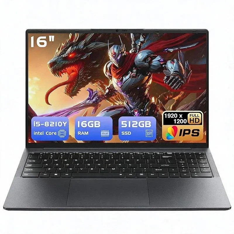 Portátil Moacreto Ul160-ty 16" Intel Core i5-8210Y 16GB 512GB SSD Windows 11 Pro