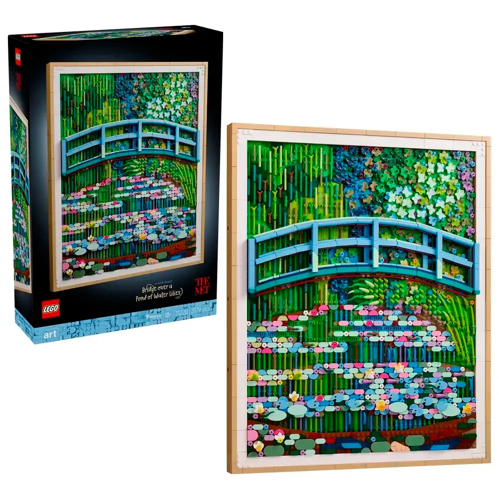 LEGO Art: Claude Monet - Ponte sobre um Lago de Nenúfares | Idades 18+ | 3179 Peças | Item 31220