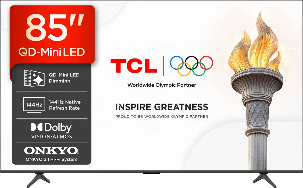 TV TCL 85P8L (QD MINILED - 85'' - 216 cm - 4K Ultra HD - Smart TV)