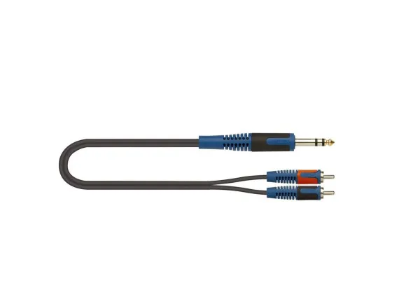 Quiklok RKSA/120-2 Cabo adaptador ROK SOLID Jack Stereo / 2 x RCA M 2 m