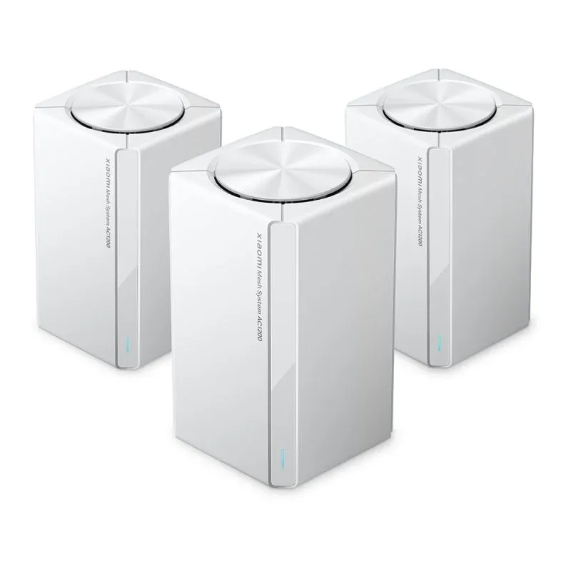 Xiaomi Mesh System AC1200 Sistema WiFi Mesh Dual Band Branco Pack 3 Unidades