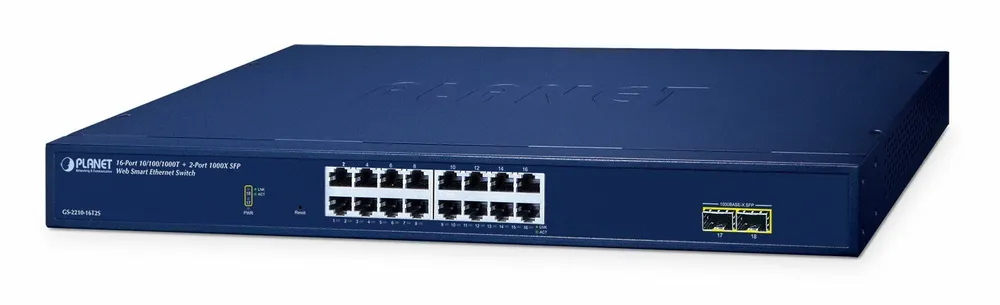 Planet GS-2210-16T2S Switch Smart 16xGE 2xSFP GS-2210-16T2S
