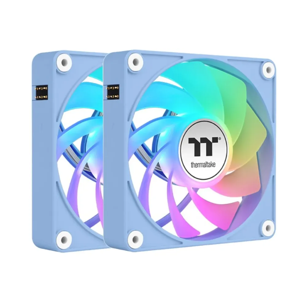 Ventoinha Inversa ThermalTake CT120 ARGB Azul 2 Unidades