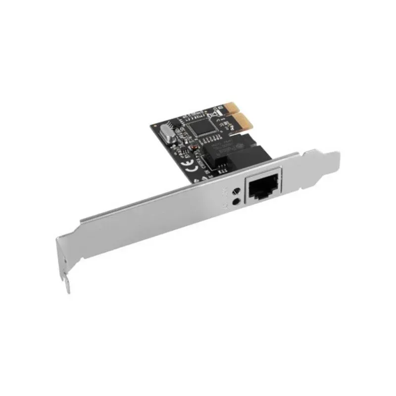 Tarjeta de Red Lanberg PCE-1GB-201 PCI Express 1000 Mbit/s Ethernet Negro