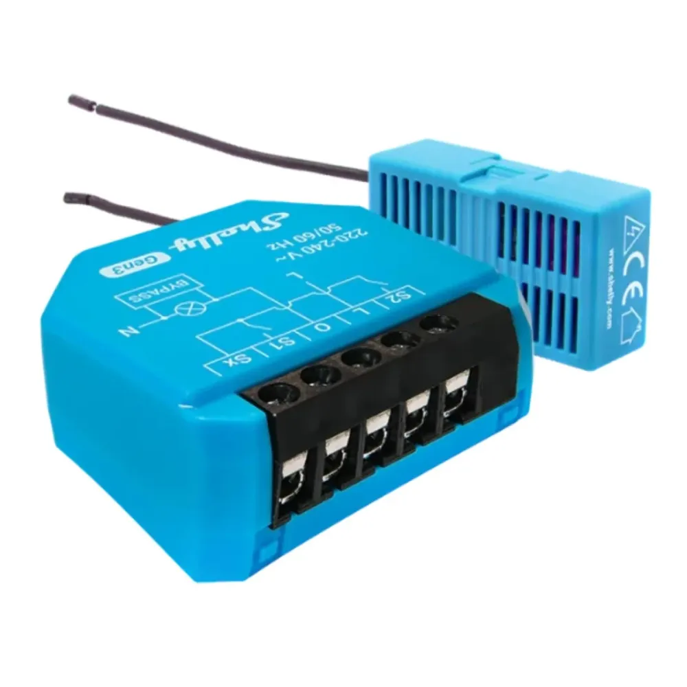 Módulo Interruptor Shelly 1L Gen3 Wi-Fi 1 canal 110-240VAC 200W - Sem Neutro