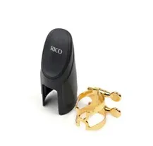 Abraçadeira/Tapa Boquilha Clarinete Rico HCL1G Dourado