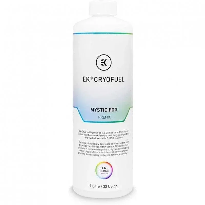 Refrigeração Líquida EKWB EK-CryoFuel Mystic Fog 1000ml D-RGB Estável
