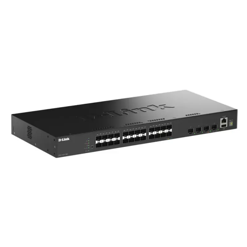 24 Ports 1G SFP + 4 Ports 10G SFP+ Smart Pro Stackable Managed Switch