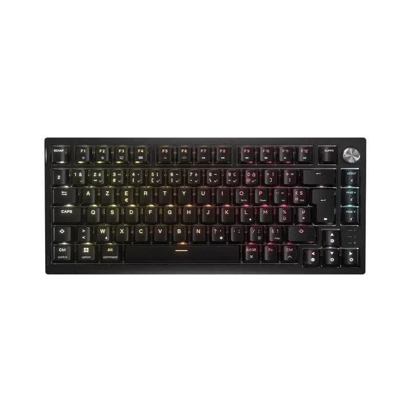 Teclado Corsair K65 Plus Wireless mecânico compacto ISO FR RGB personalizável