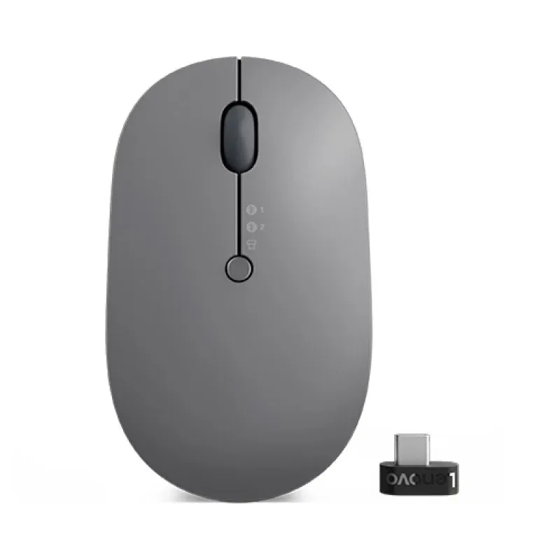 Lenovo Go Multi-Device Rato Sem Fios 2400 DPI Cinzento