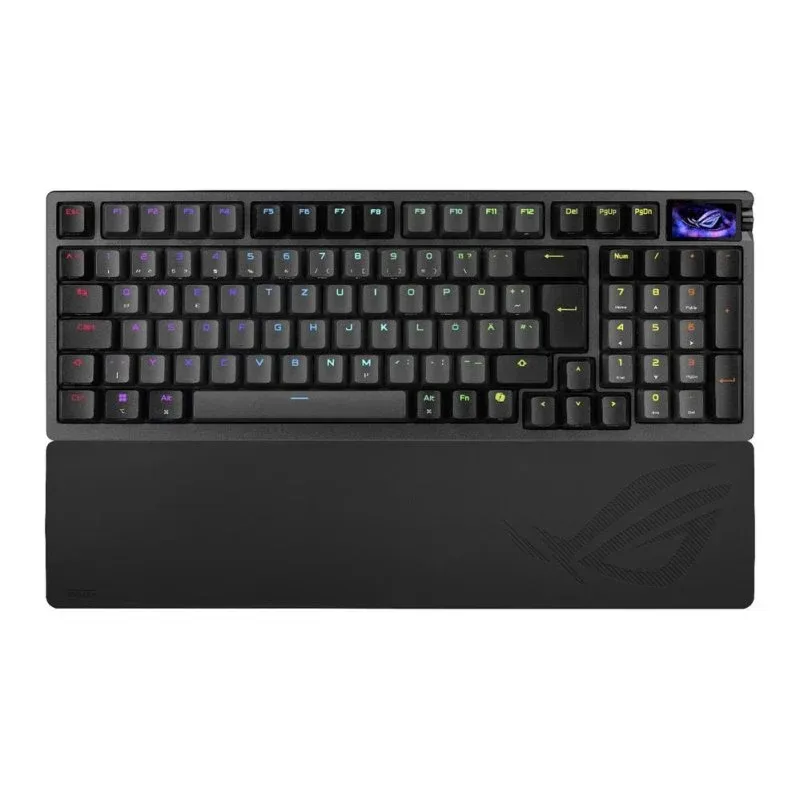 Teclado ASUS ROG Azoth 96 HE Hall Effect Magnético QWERTZ RGB sem fios OLED