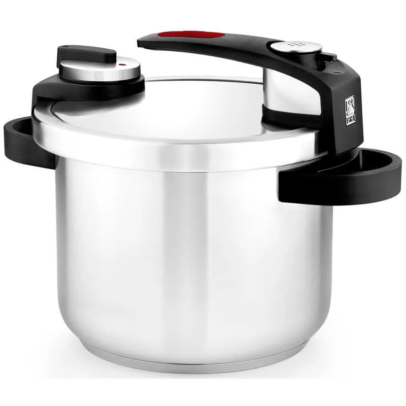 Bra Panela De Pressão Tekna A185601/ Ø22Cm/ 4L/ Aço Inoxidável/ Adequado Para Indução