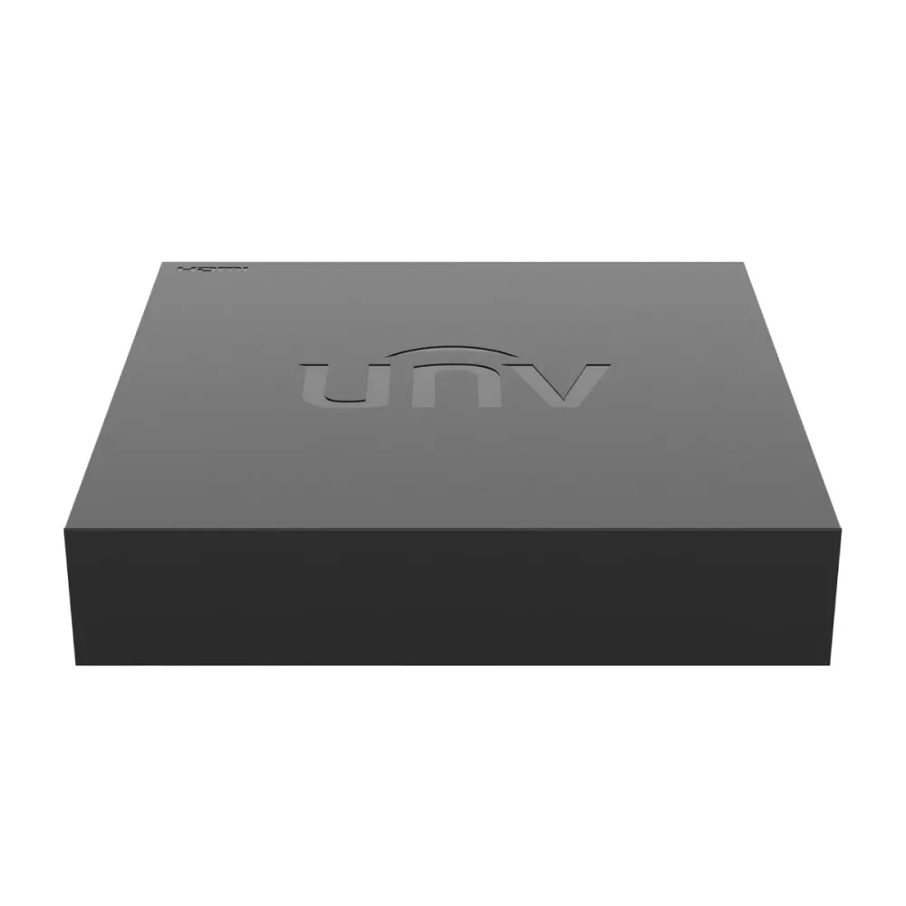 Gravador DVR Uniview Easy 8 Canais HDTVI/HDCVI/AHD/CVBS + 2 extra IP Preto