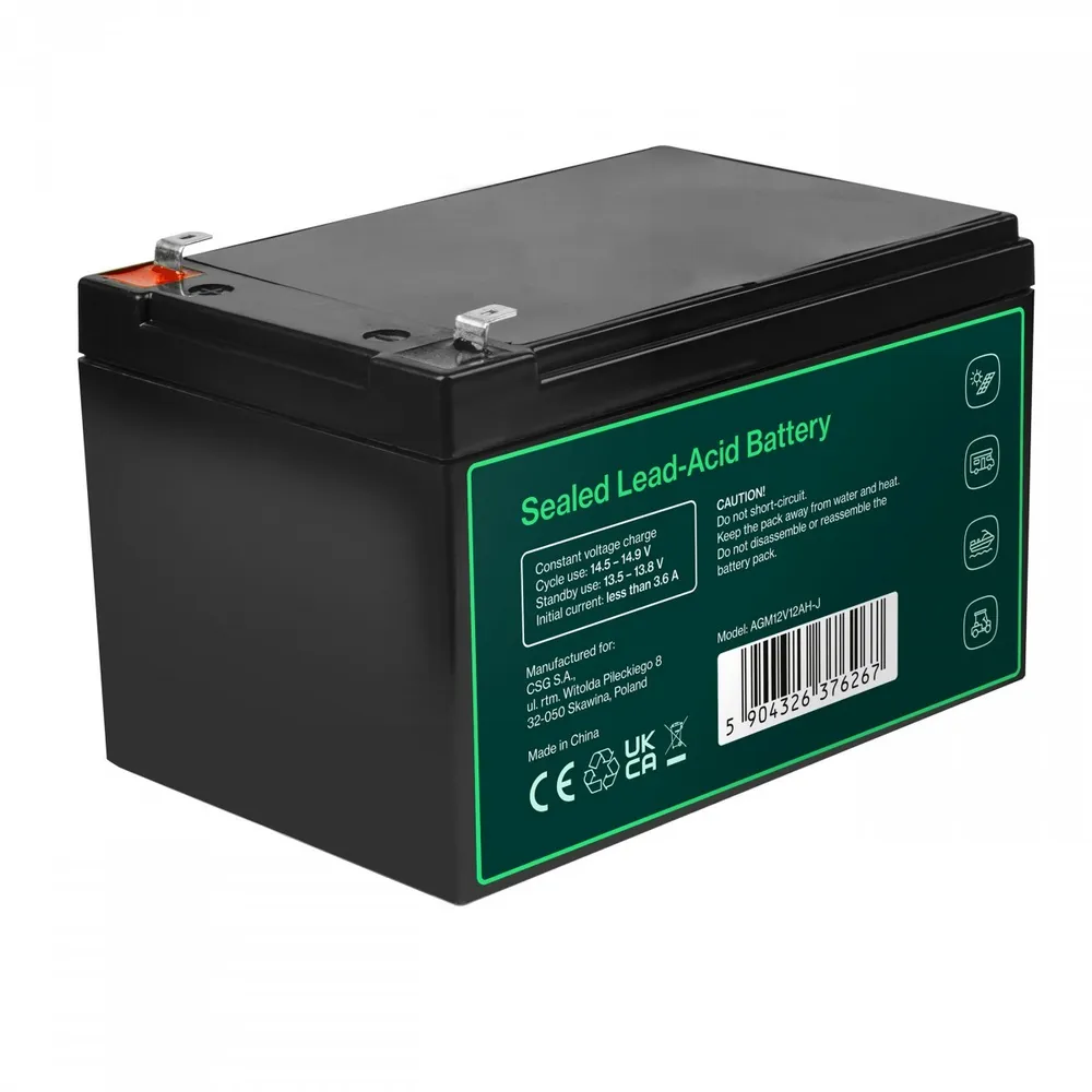 Green Cell AGM12V12AH-J AGM VRLA 12V 12Ah sem AGM12V12AH-J