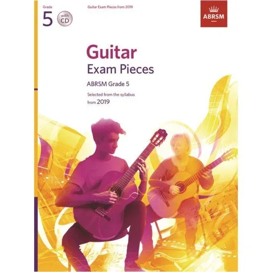 ABRSM LIVRO Guitar Exam Pieces 2019, Grade 5 CD