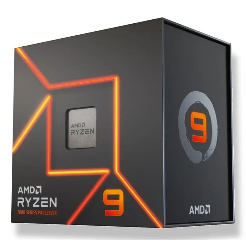 Processador AMD Ryzen 9 7900 12 Núcleos 3,7 GHz Base 5,4 GHz Turbo Gráficos Integrados Box